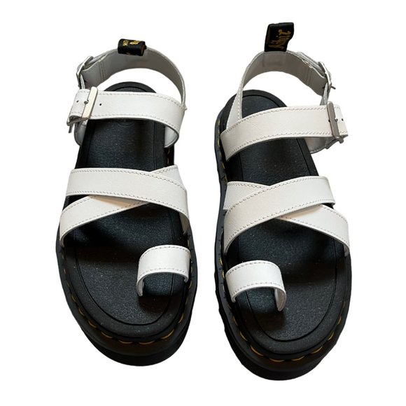 DR. MARTENS Women's Avery Hydro Toe Loop Platform Sandals - Picture 3 of 7